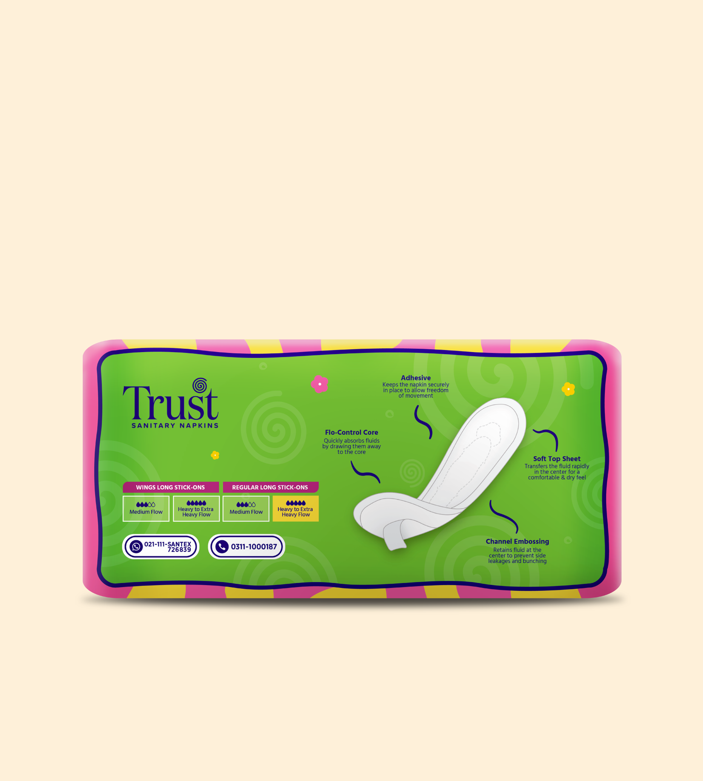 Thicks Regular Long Stick-Ons 10 Pcs