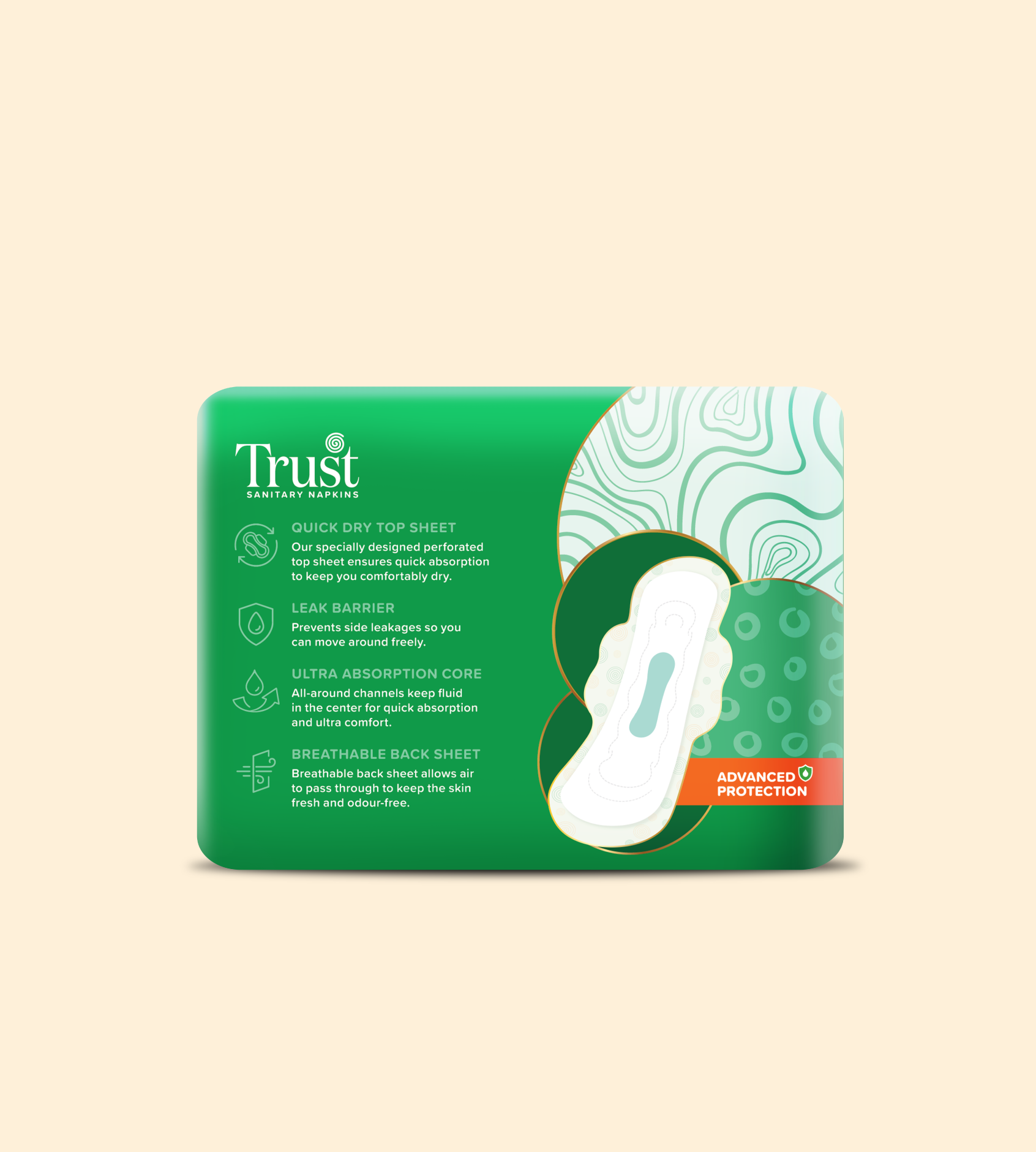 Breathable Ultra Thin Dry Mesh Extra Long 7 Pcs