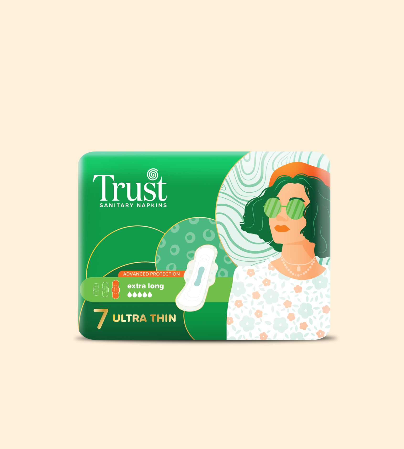 Breathable Ultra Thin Dry Mesh Extra Long 7 Pcs