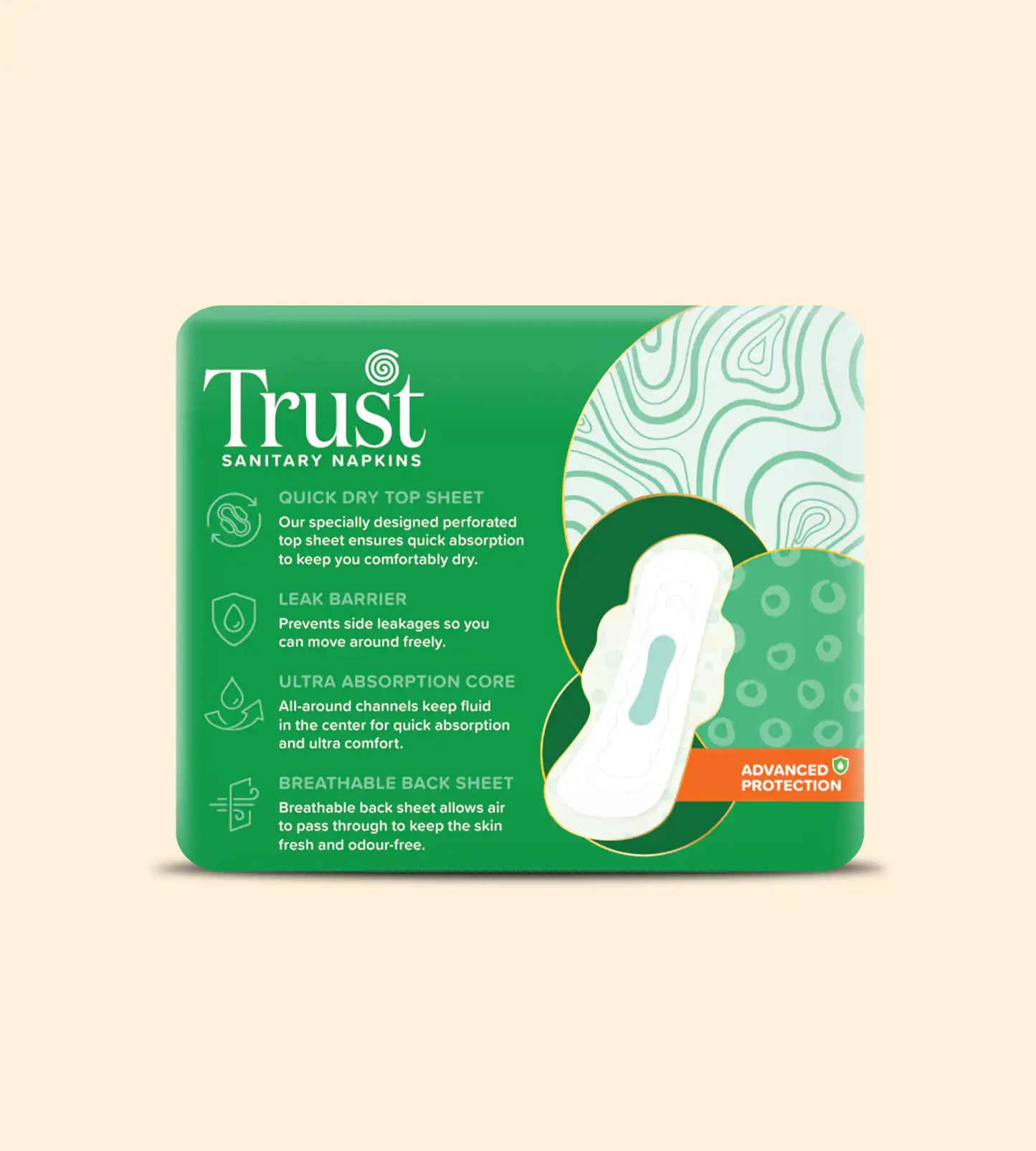 Breathable Ultra Thin Dry Mesh Extra Long Value Pack 16 Pcs